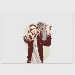 Поздравительная открытка Eminem Art