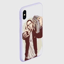 Чехол для iPhone XS Max матовый Eminem Art - фото 2