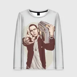 Женский лонгслив 3D Eminem Art