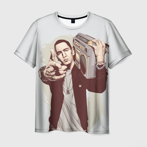 Мужская футболка 3D Eminem Art