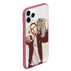 Чехол для iPhone 11 Pro Max матовый Eminem Art - фото 2