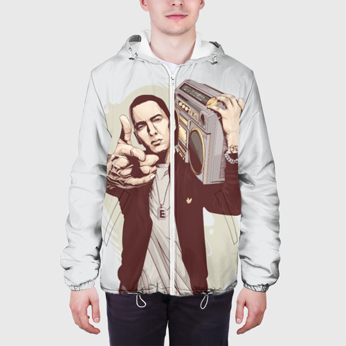 Мужская куртка 3D Eminem Art, цвет 3D печать - фото 4