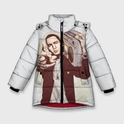 Зимняя куртка для девочек 3D Eminem Art