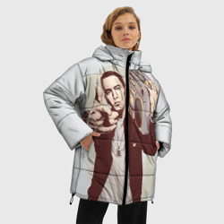 Женская зимняя куртка Oversize Eminem Art - фото 2