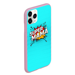Чехол для iPhone 11 Pro Max матовый Супер мама - фото 2