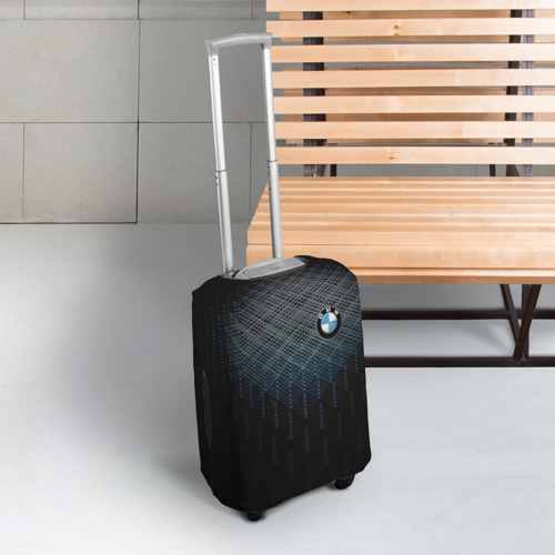 Чехол для чемодана 3D BMW line pattern, цвет 3D печать - фото 3