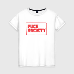 Женская футболка хлопок F Society