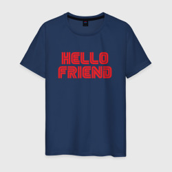 Мужская футболка хлопок Hello Friend