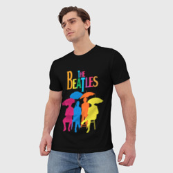 Мужская футболка 3D The Beatles - фото 2