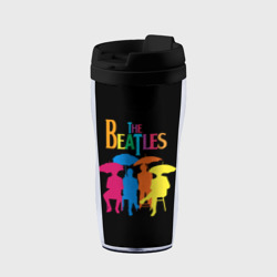 Термокружка-непроливайка The Beatles - colorful umbrellas