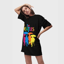 Платье-футболка 3D The Beatles - фото 2
