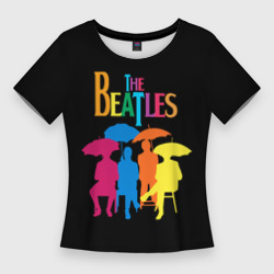 Женская футболка 3D Slim The Beatles