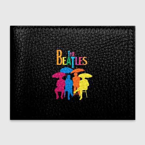 Обложка для студенческого билета The Beatles, цвет черный
