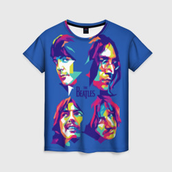 Женская футболка 3D The Beatles