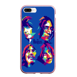 Чехол для iPhone 7Plus/8 Plus матовый The Beatles