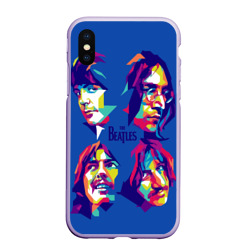 Чехол для iPhone XS Max матовый The Beatles