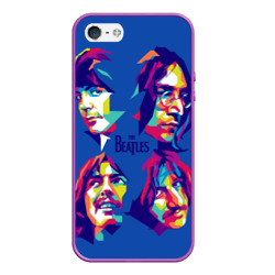 Чехол для iPhone 5/5S матовый The Beatles