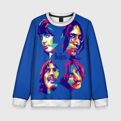 Детский свитшот 3D The Beatles, цвет 3D печать