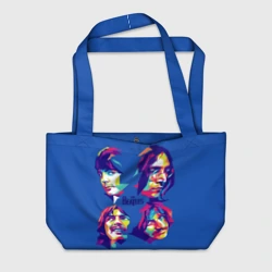Пляжная сумка 3D The Beatles pop art