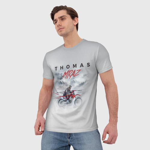 Мужская футболка 3D Thomas Mraz, цвет 3D печать - фото 3