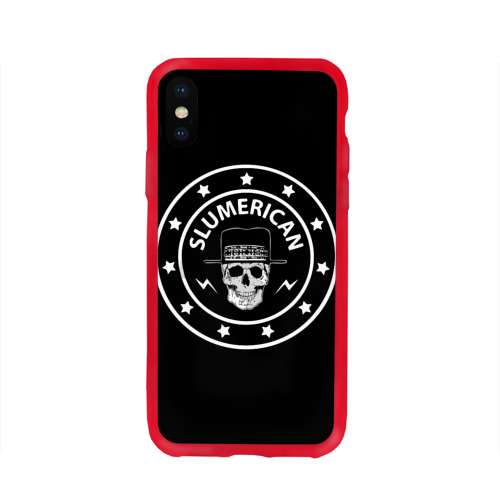 Чехол для Apple iPhone X силиконовый глянцевый Slumerican III Фото 01 Чехол для Apple iPhone X силиконовый глянцевый Slumerican III Фото 01
