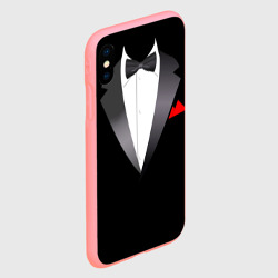 Чехол для iPhone XS Max матовый Смокинг - фото 2