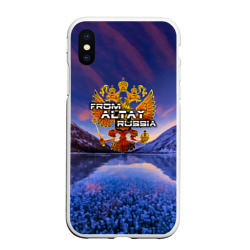 Чехол для iPhone XS Max матовый From Altay Russia