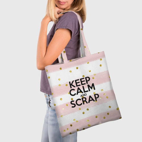 Шоппер 3D Keep calm and scrap - фото 3