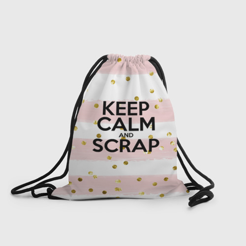 Рюкзак-мешок 3D Keep calm and scrap