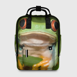 Женский рюкзак 3D Лягушка