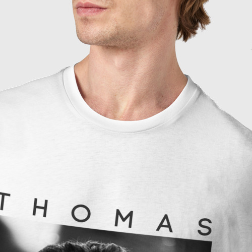 Мужская футболка хлопок Thomas Mraz, цвет белый - фото 6