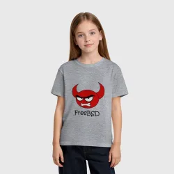 Детская футболка хлопок FreeBSD демон - фото 2
