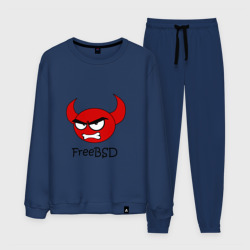 Мужской костюм хлопок FreeBSD демон