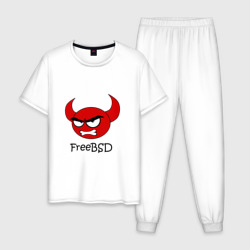 Мужская пижама хлопок FreeBSD демон