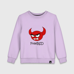Детский свитшот хлопок FreeBSD демон