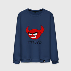 Мужской свитшот хлопок FreeBSD демон