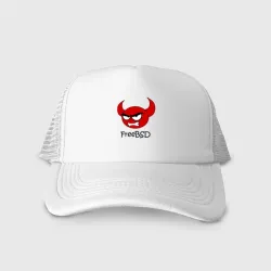 Кепка тракер с сеткой FreeBSD демон