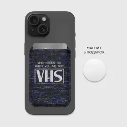 Картхолдер Magsafe магнитный 4K VHS ретро - фото 2
