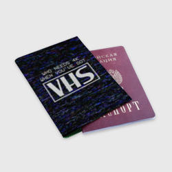 Обложка для паспорта матовая кожа 4K VHS ретро - фото 2
