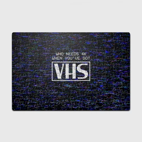Головоломка Пазл магнитный 126 элементов 4K VHS ретро