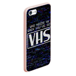 Чехол для iPhone 5/5S матовый 4K VHS ретро - фото 2