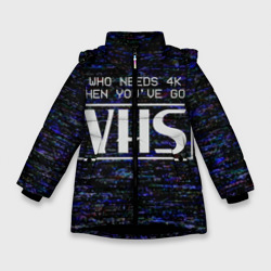 Зимняя куртка для девочек 3D 4K VHS ретро