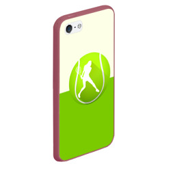 Чехол для iPhone 5/5S матовый Теннис - фото 2