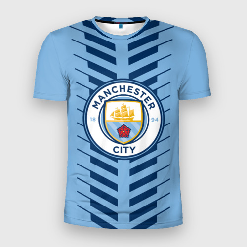 Мужская футболка 3D Slim Manchester city, цвет 3D печать