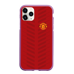 Чехол для iPhone 11 Pro матовый Manchester United Creative #1