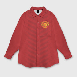 Мужская рубашка oversize 3D Manchester United Creative #1