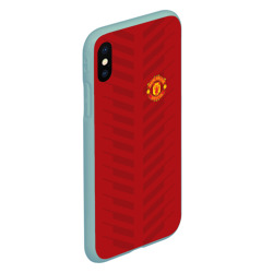 Чехол для iPhone XS Max матовый Manchester United Creative #1 - фото 2