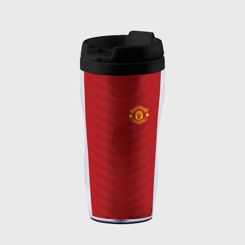 Термокружка-непроливайка Manchester United Creative #1, цвет черный