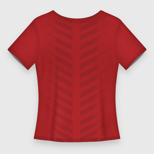 Женская футболка 3D Slim Manchester United Creative #1, цвет 3D печать - фото 2