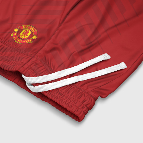 Детские спортивные шорты 3D Manchester United Creative #1, цвет 3D печать - фото 6